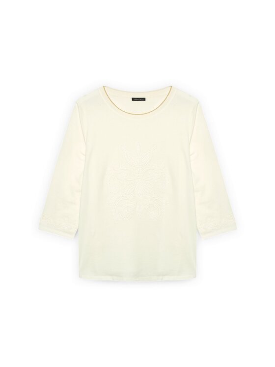 Fiorella Rubino Fiorella Rubino T-shirt G06HL008990N011 Bianco Regular Fit