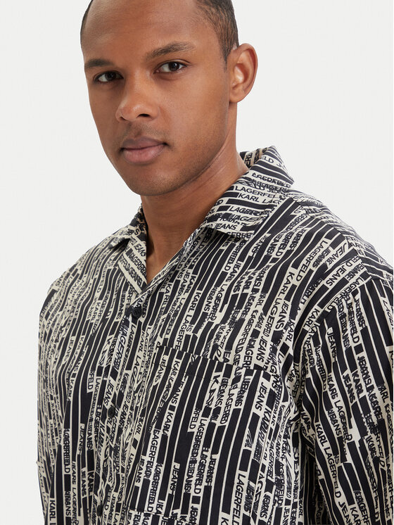 Karl Lagerfeld Jeans Karl Lagerfeld Jeans Camicia B2M16011 Nero Regular Fit