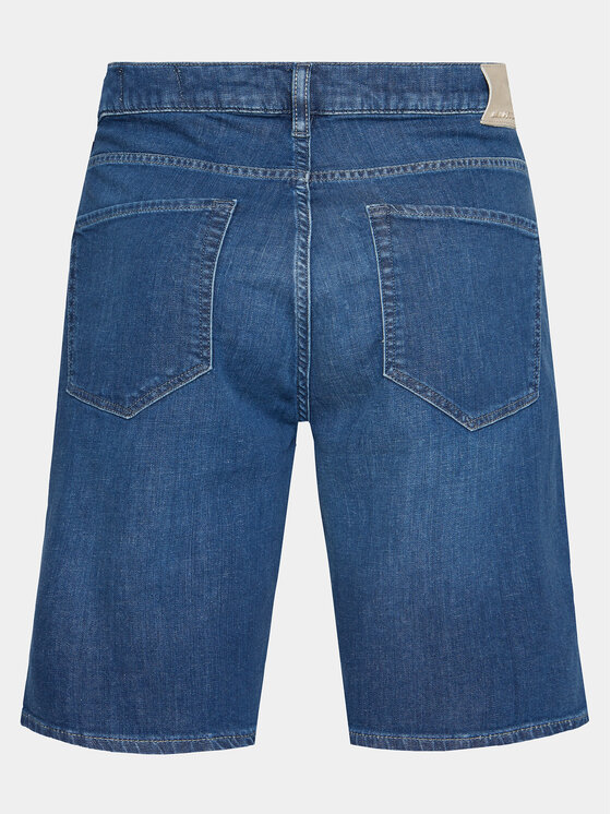 Baldessarini Baldessarini Jeans kratke hlače 16908/000/1273 Mornarsko modra Regular Fit