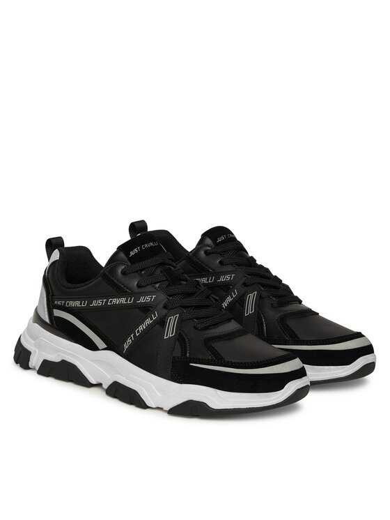 Just Cavalli Just Cavalli Sportcipők 79QA3SH5 ZPB66 Fekete