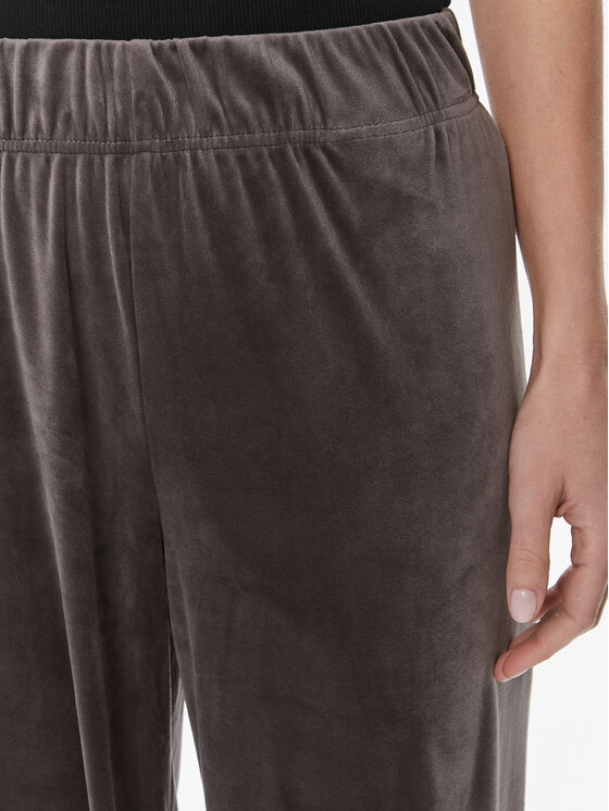ONLY ONLY Megztos kelnės Rebel 15311822 Pilka Straight Fit