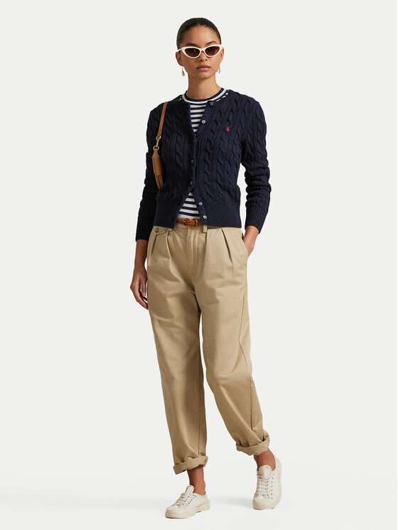 Polo Ralph Lauren Polo Ralph Lauren Kardigan 211971868008 Tmavomodrá Slim Fit