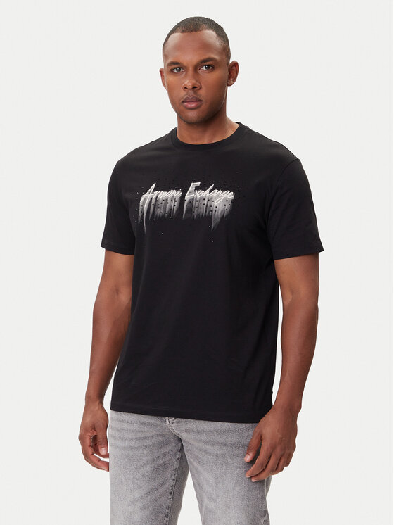 Armani Exchange Armani Exchange Póló XM001462 AF10364 UC001 Fekete Regular Fit
