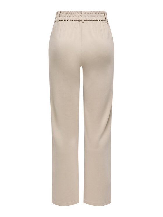 ONLY ONLY Pantaloni di tessuto Poptrash 15341829 Beige Straight Fit