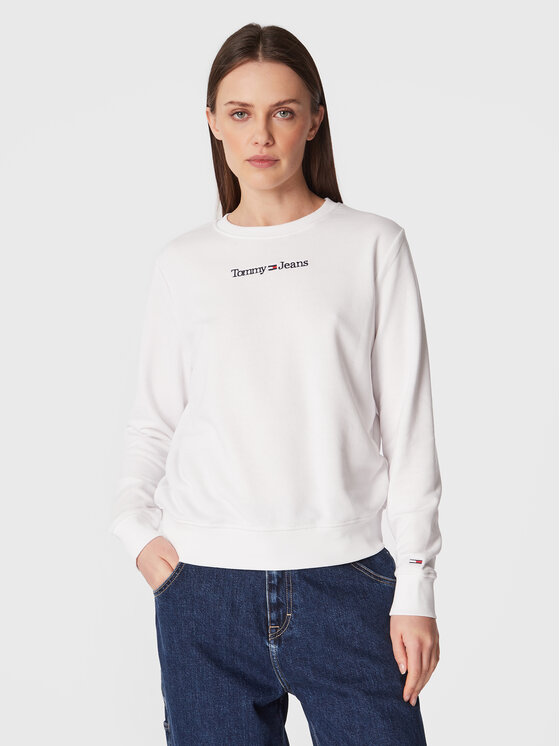 Tommy Jeans Tommy Jeans Felpa DW0DW15056 Bianco Regular Fit