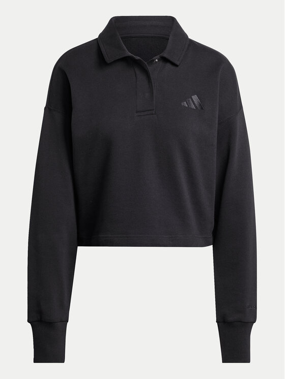 adidas adidas Μπλούζα ALL SZN French Terry IX3806 Μαύρο Regular Fit
