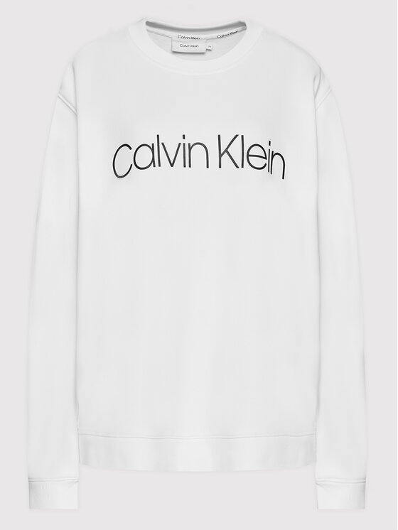 Calvin Klein Curve Džemperis Inclusive Core Logo K20K203634 Balta Regular Fit