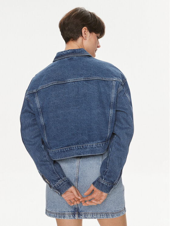 Noisy May Noisy May Kurtka jeansowa Ronja 27029251 Niebieski Regular Fit