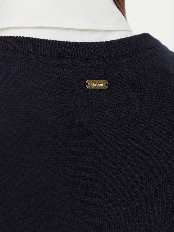Barbour Barbour Pulover Pendle LKN1075NY91 Mornarsko modra Regular Fit