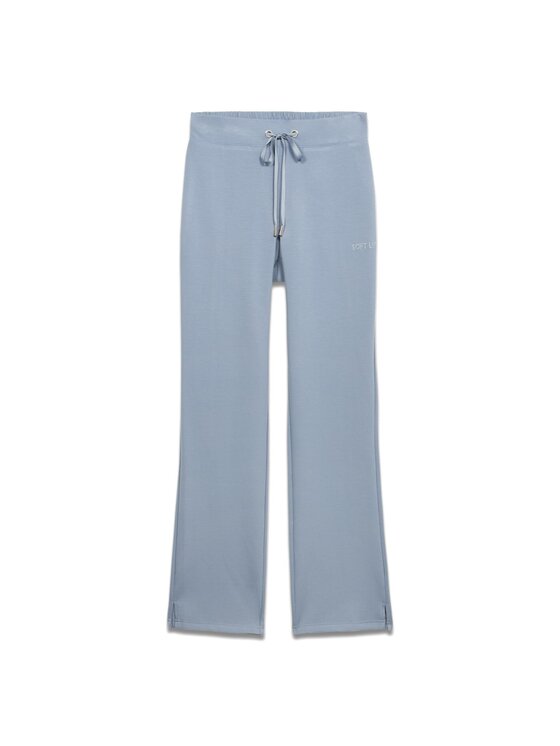 Oltre Oltre Pantaloni di tessuto P811J002241N024 Turchese Baggy Fit