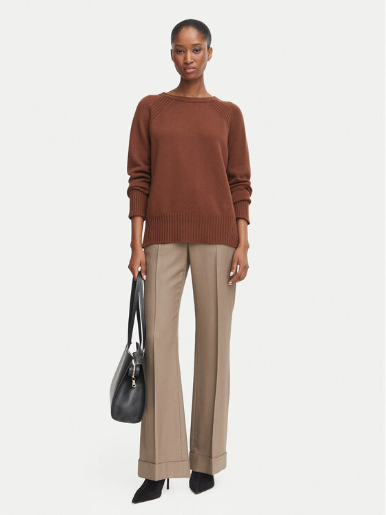 Marella Marella Sweter Bella 2623366295 Brązowy Regular Fit