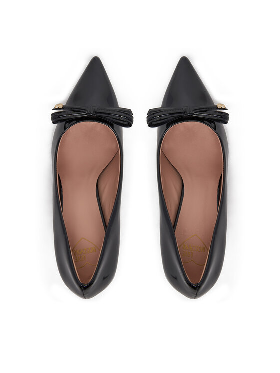 LOVE MOSCHINO LOVE MOSCHINO Čevlji z visoko peto JA10097G1MIH0000 Črna