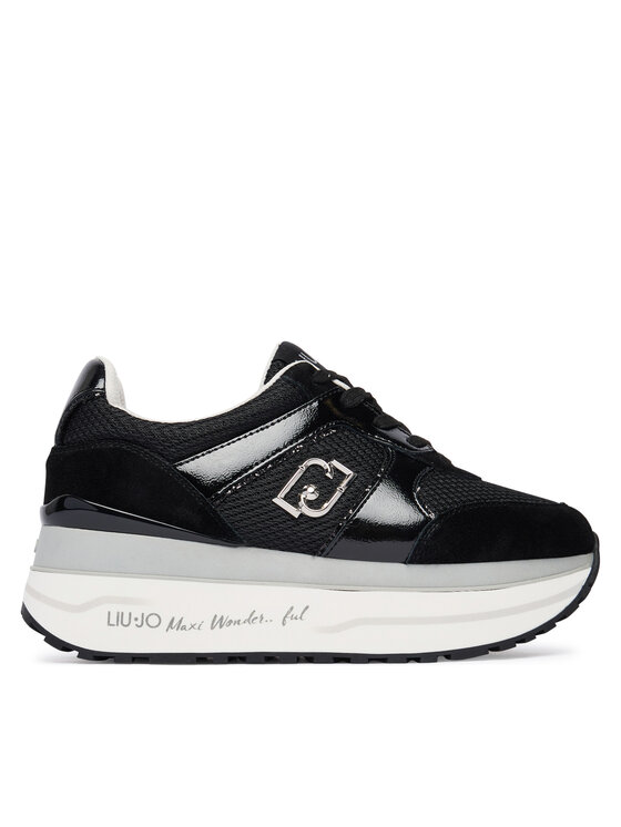Liu Jo Liu Jo Sneakers Maxi Wonder Plus 02 BA6019 PX805 Negru