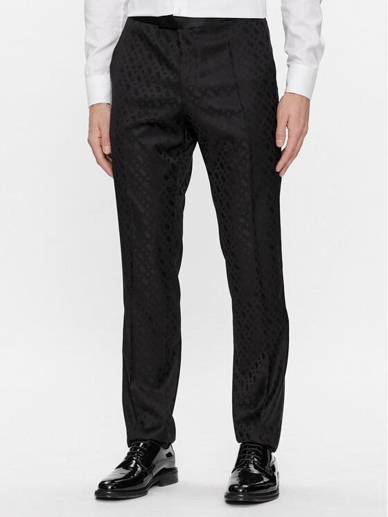 BOSS Boss Oblek H-Huge-2Pcs-Tux-231 50502453 Černá Slim Fit