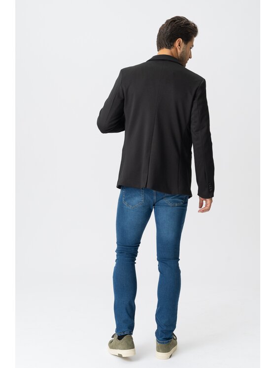 TeeShoppen TeeShoppen Jeansy 'Perform Collection' Niebieski Slim Fit