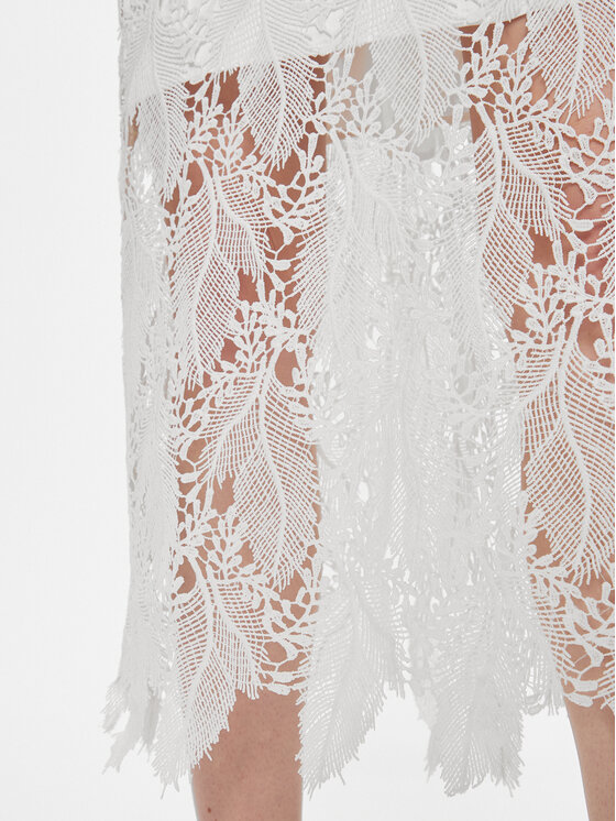 YAS YAS Sukienka koktajlowa Toni 26032058 Biały Regular Fit