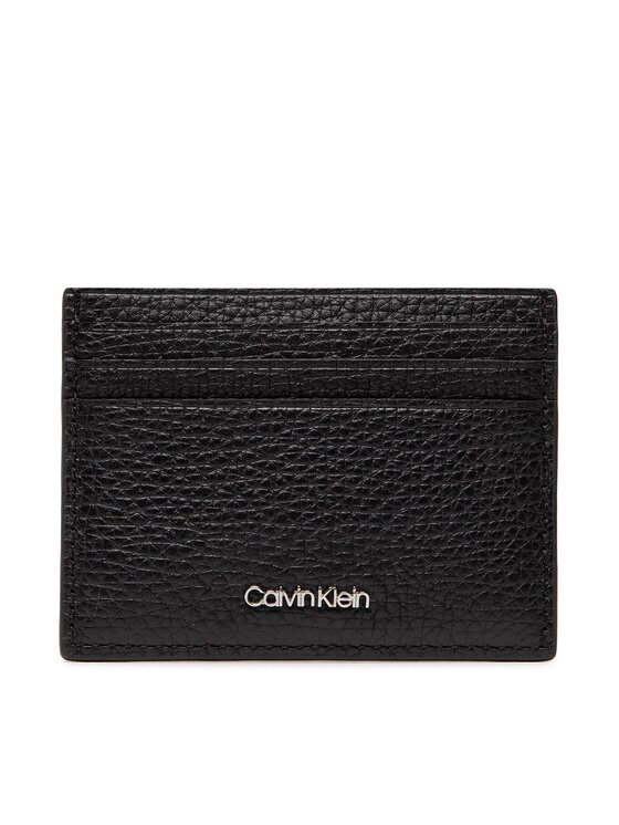 Etui pentru carduri Calvin Klein Minimalism Cardholder 6Cc K50K509613 Negru