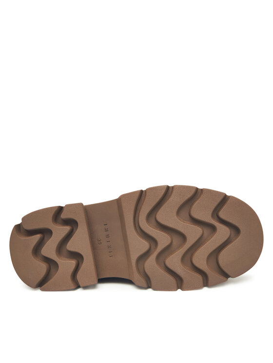 Inuikii Inuikii Nizki čevlji Mocabee Curly 1015.003.0011 Rjava