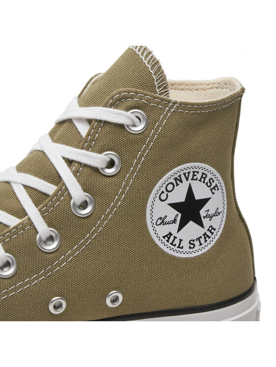 Converse Converse Trampki Chuck Taylor All Star Lift Hi A07571C Khaki