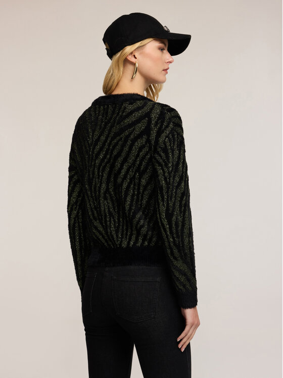 Motivi Motivi Sweter M520W003622N0Z3 Czarny Regular Fit