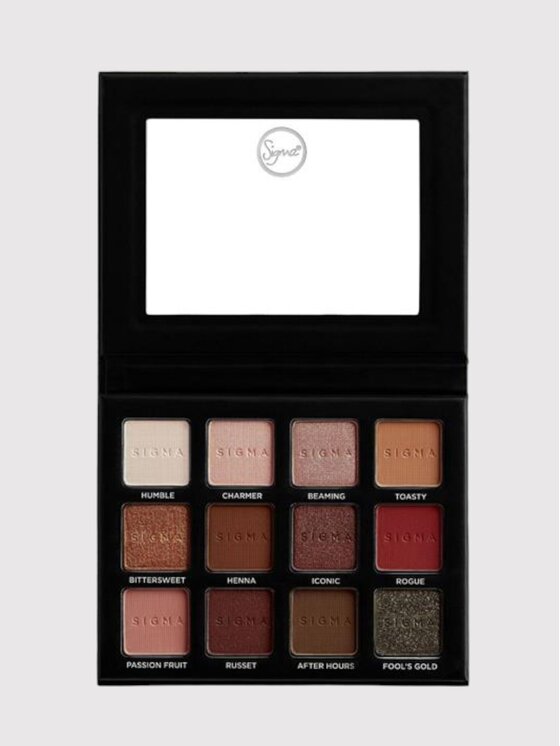 SIGMA Beauty SIGMA Beauty Warm Neutrals Eyeshadow Palette Paleta cieni do powiek Volume 2