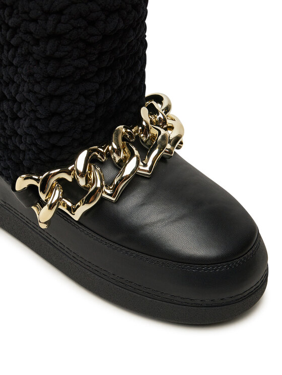 LOVE MOSCHINO LOVE MOSCHINO Čizme za snijeg JA24322G0LISI000 Crna