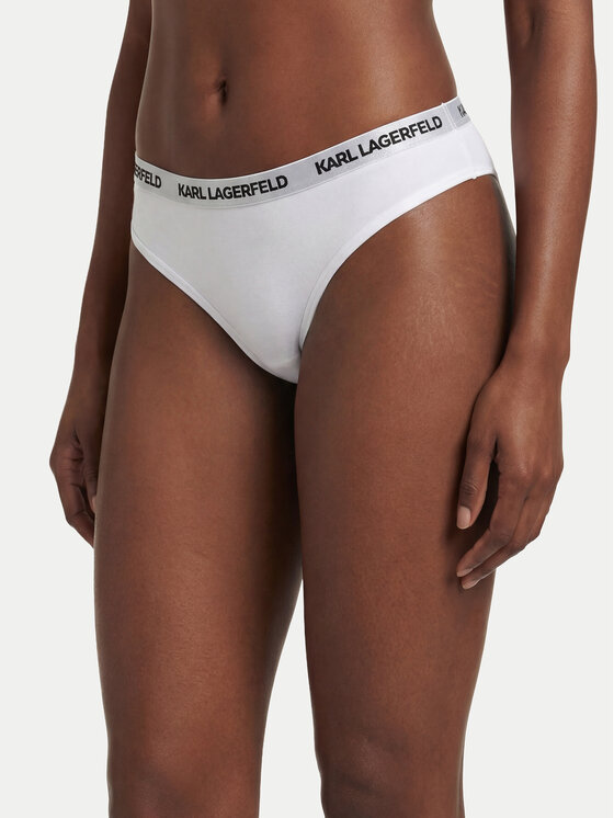 KARL LAGERFELD KARL LAGERFELD Set de tanga﻿ B1W47031 Alb