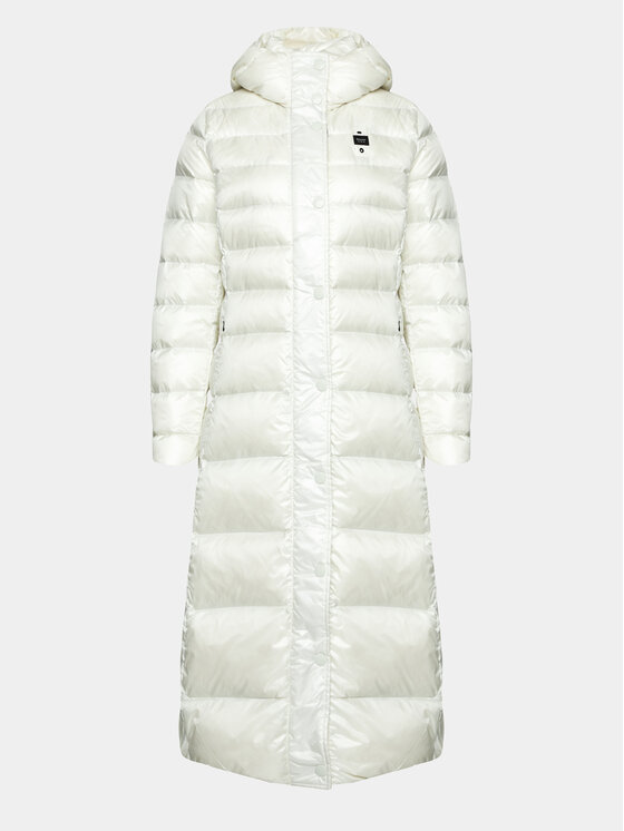 Blauer Blauer Παλτό χειμωνιάτικο 23WBLDK03090 Εκρού Regular Fit