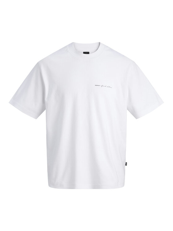 Jack & Jones Jack & Jones Póló Owen S 12292397 Fehér Relaxed Fit