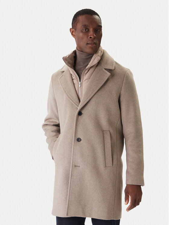 Jack & Jones Jack&Jones Demisezoninis paltas Blastanford 12286263 Smėlio Regular Fit