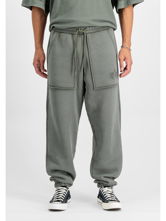 Alpha Industries Alpha Industries Joggery Open Edge Jogger Zielony Relaxed Fit