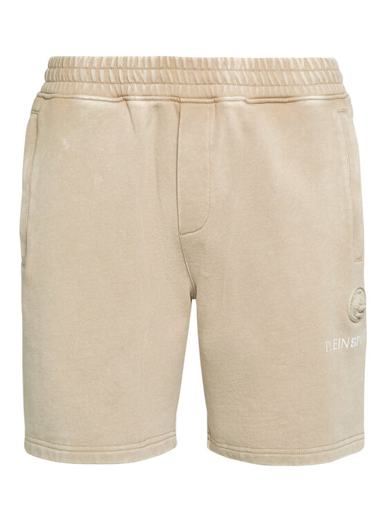 Plein Sport Plein Sport Pantaloncini 28075 Beige Jogger Fit
