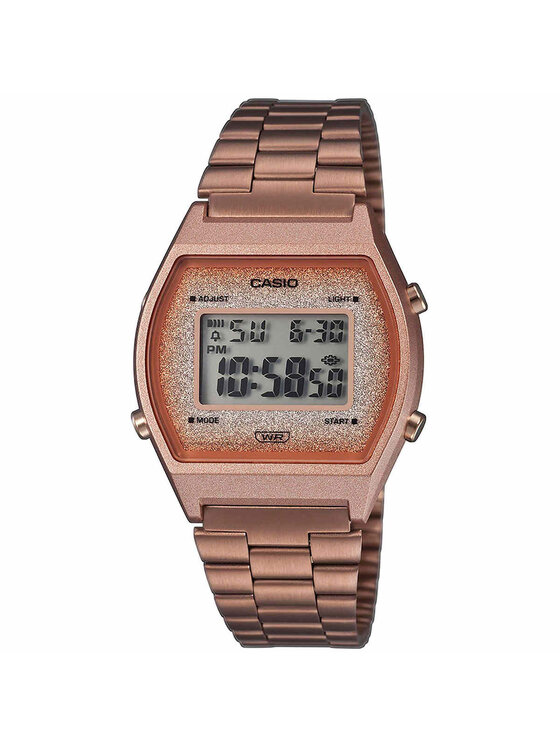 Casio Casio Zegarek B640WCG-5EF Różowe złoto