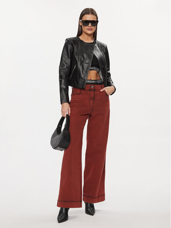 Patrizia Pepe Patrizia Pepe Nahkjope CO0361/L1HZ-K103 Must Regular Fit