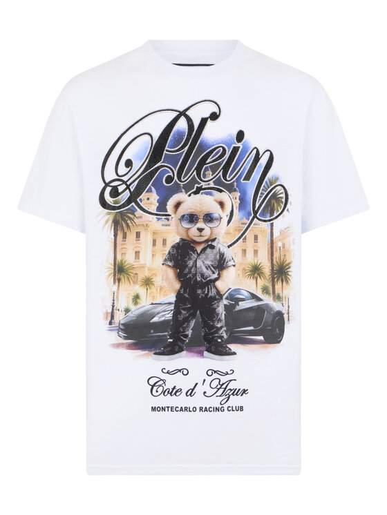 PHILIPP PLEIN PHILIPP PLEIN T-Shirt 29885 Biały Regular Fit