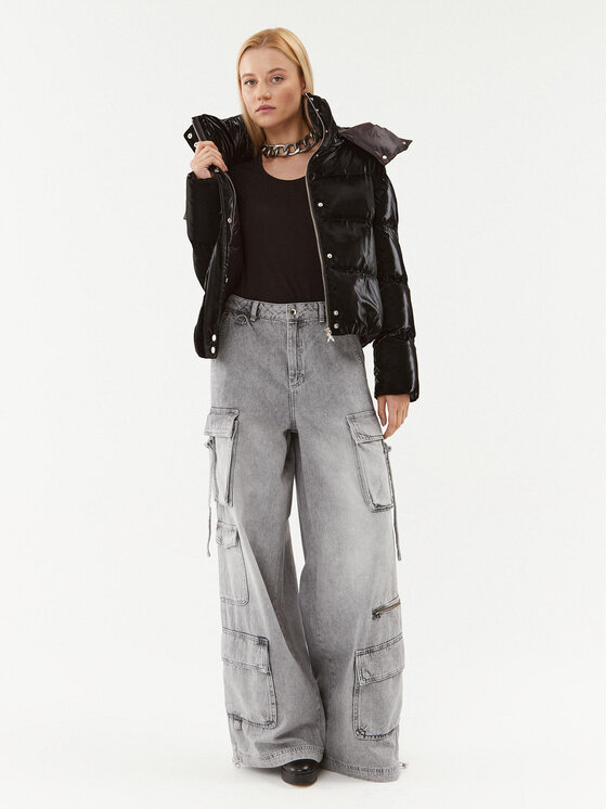 Patrizia Pepe Patrizia Pepe Μπουφάν χειμωνιάτικο 2O0057/A347-K103 Μαύρο Regular Fit