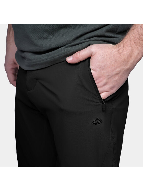 Alpinus Alpinus Spodnie outdoor Vitorog Czarny Regular Fit