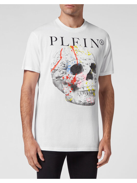 PHILIPP PLEIN PHILIPP PLEIN T-Shirt 221 Bílá Regular Fit