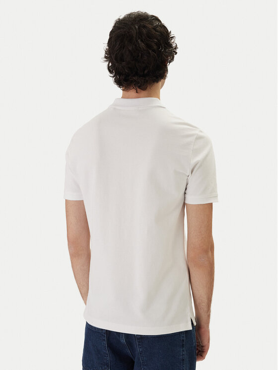 Guess Guess Tricou polo M2YP24 KC9T1 Alb Regular Fit