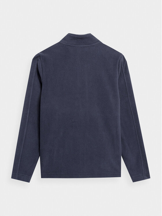 4F 4F Флісовий реглан 4FJAW23TFLEM105 Cиній Regular Fit
