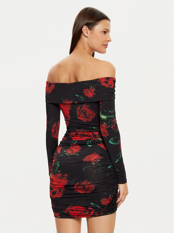 Guess Guess Трикотажна сукня W5RK61 KCMI2 Червоний Classic Fit