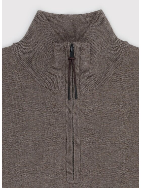 Pako Lorente Pako Lorente Sweter P25WF-2X-021 Brązowy Classic Fit