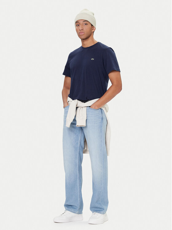 Lacoste Lacoste Sweter AH1980 Granatowy Classic Fit