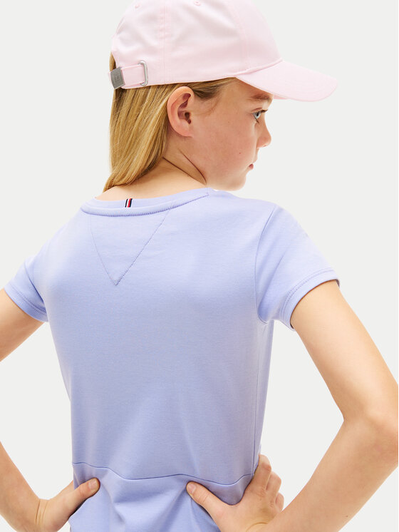 Tommy Hilfiger Tommy Hilfiger Rochie de zi Skater KG0KG09284 Albastru Regular Fit