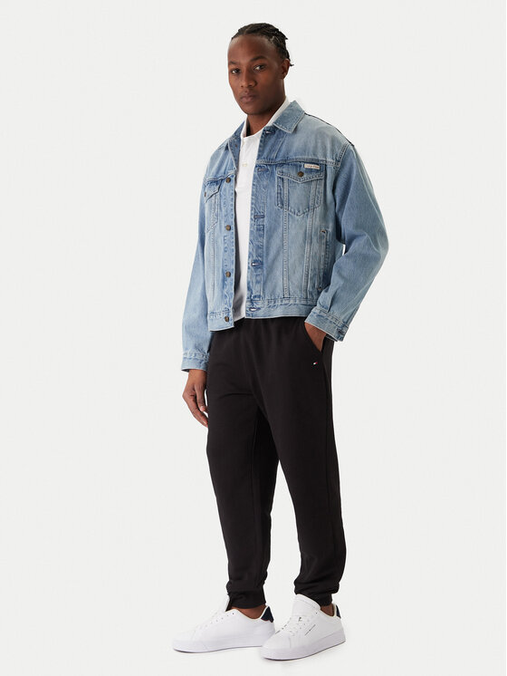 Tommy Hilfiger Tommy Hilfiger Pantaloni trening Essential MW0MW37236 Negru Regular Fit