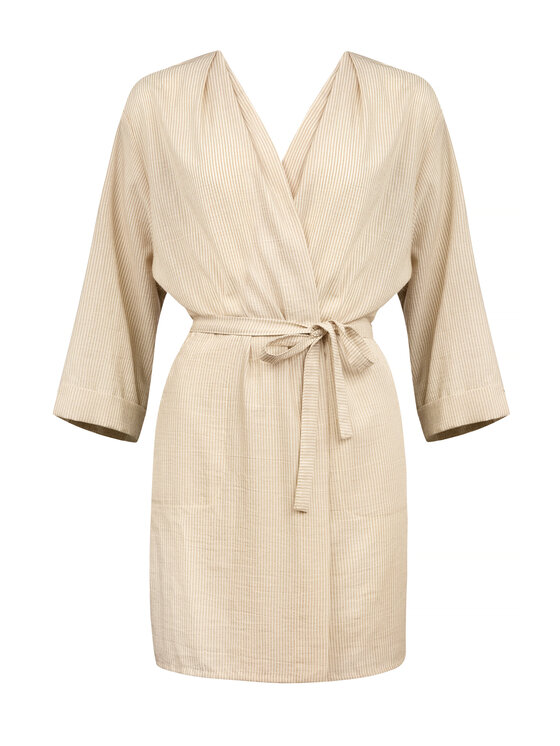 Feba Feba Accappatoio F221 Beige Regular Fit