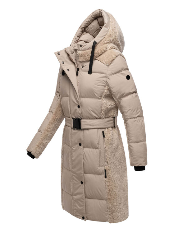 Navahoo Navahoo Kurtka zimowa Funkelteddy Szary Regular Fit