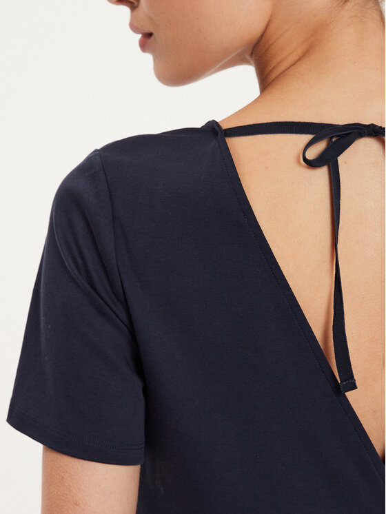 Weekend Max Mara Weekend Max Mara Kasdieninė suknelė Palmira 2425626011 Tamsiai mėlyna Relaxed Fit