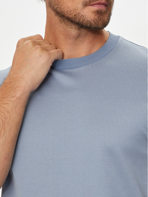 BOSS Boss Tričko H-Tiburt 431 50518539 Modrá Regular Fit