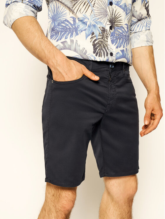 Guess Guess Σορτς υφασμάτινο M02D03 WCRJ1 Σκούρο μπλε Regular Fit